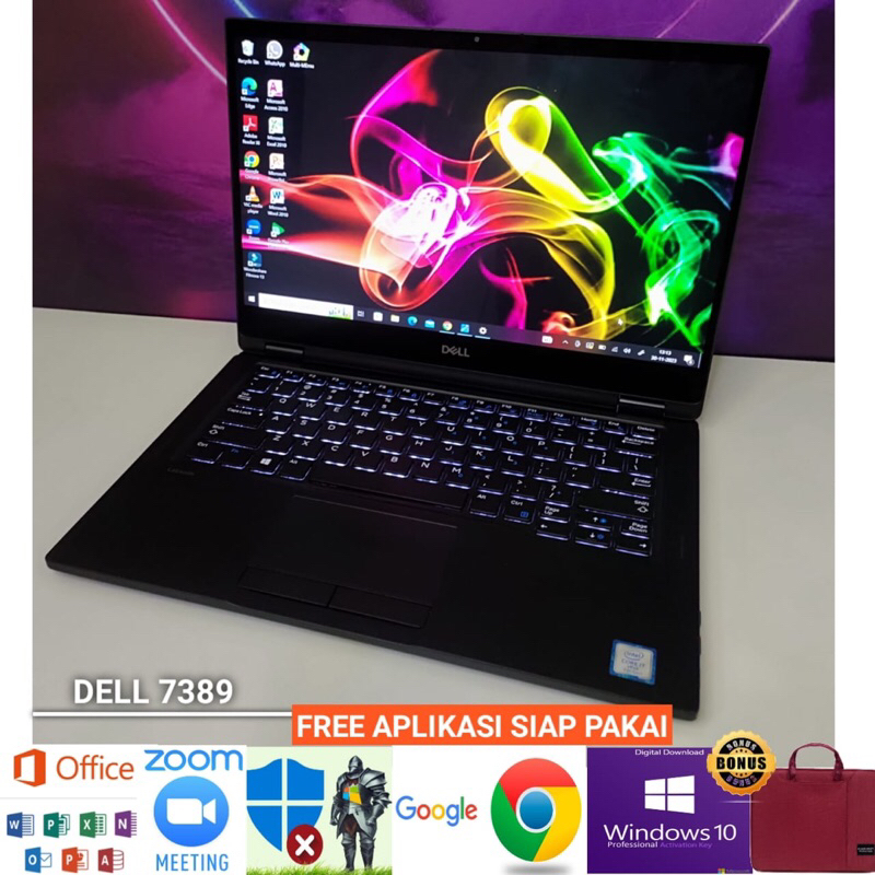 Jual Dell Latitude 7389 core i7 gen 7 Ram 16GB SSD 256GB touchcreen ...