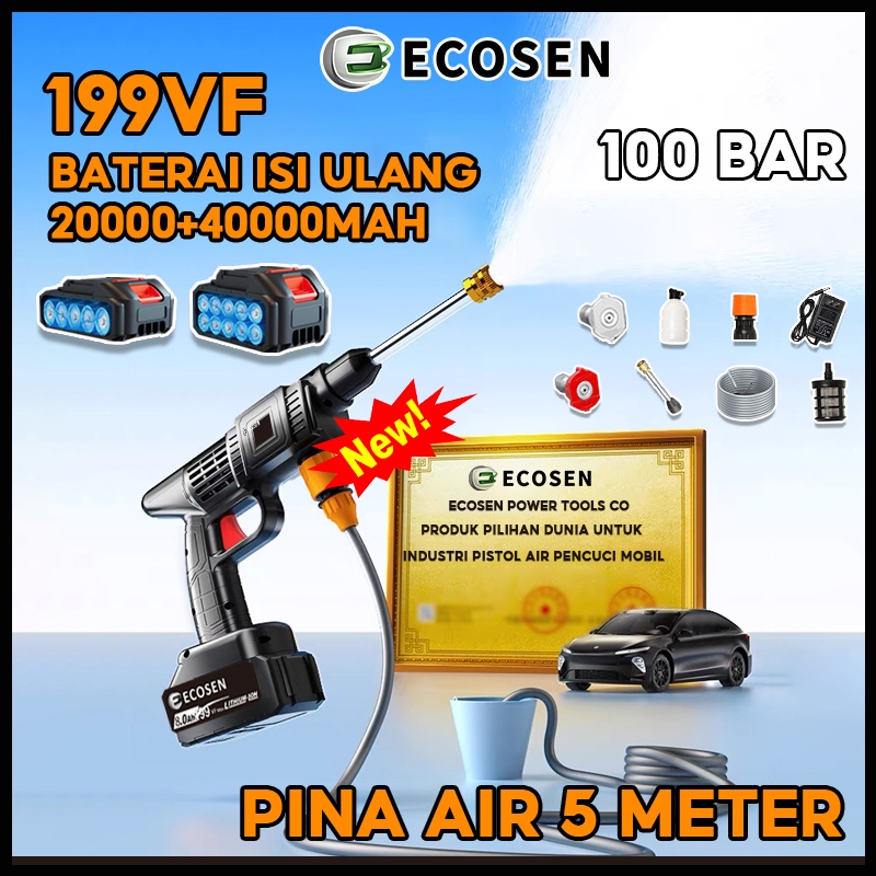 Jual Ecosen V Alat Cuci Motor Cuci Mobil Jet Cleaner Baterai Steam