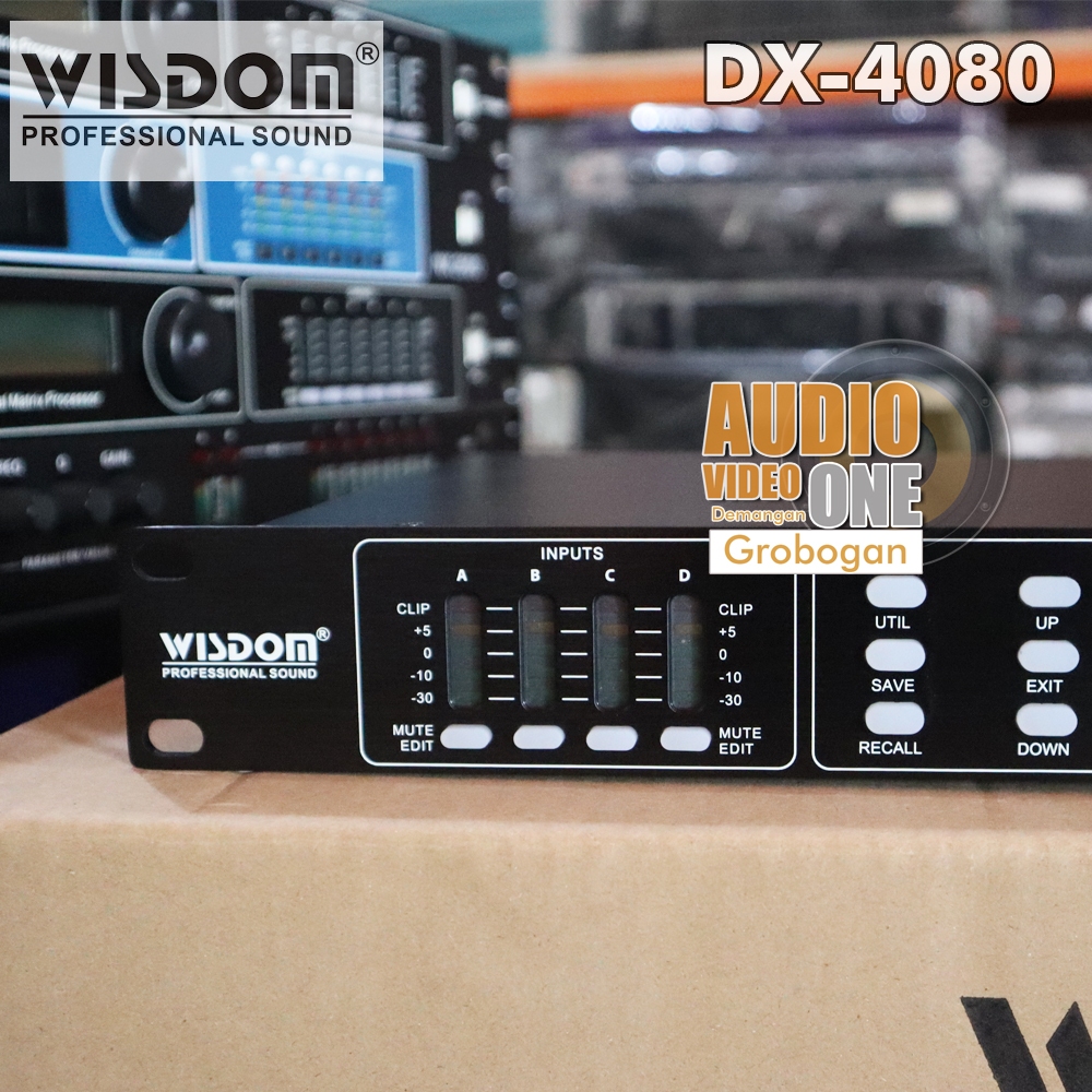Jual DLMS Wisdom DX4080 4 In 8 Out Driverack Speaker Management ...