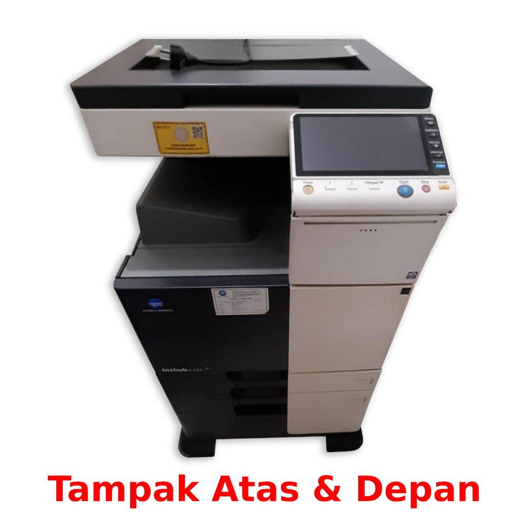 Jual Printer Mesin Fotocopy Konica Minolta Bizhub BZ C224 Bekas