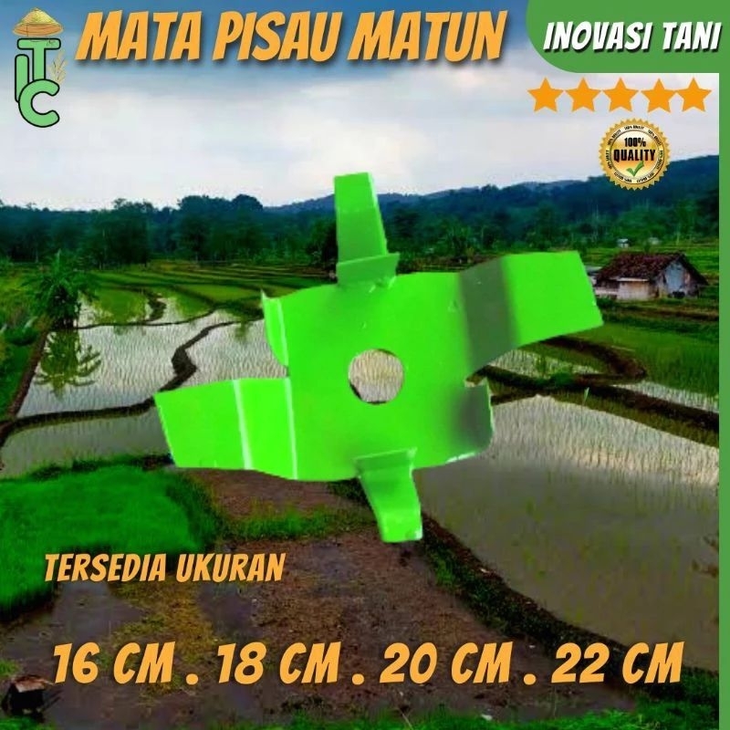 Jual Mata Pisau Potong Rumput Alat Matun Padi Multiguna Mata Pisau Penyiang Gulma Pisau