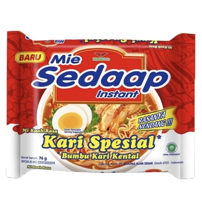 Mie Sedaap Kari Spesial Bumbu Kari
