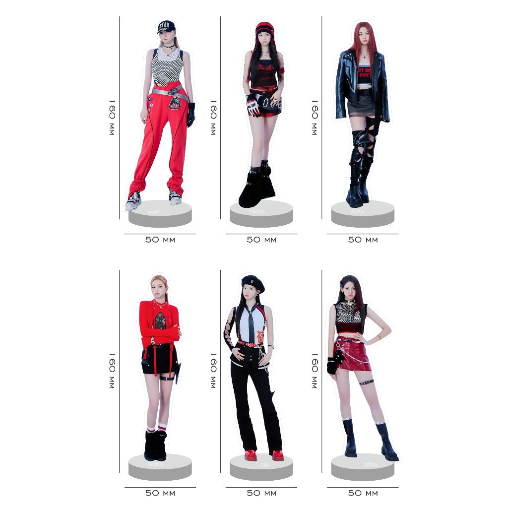 Jual Stand Figure Akrilik Babymonster BAEMON Ruka Pharita Asa Rami Rora ...