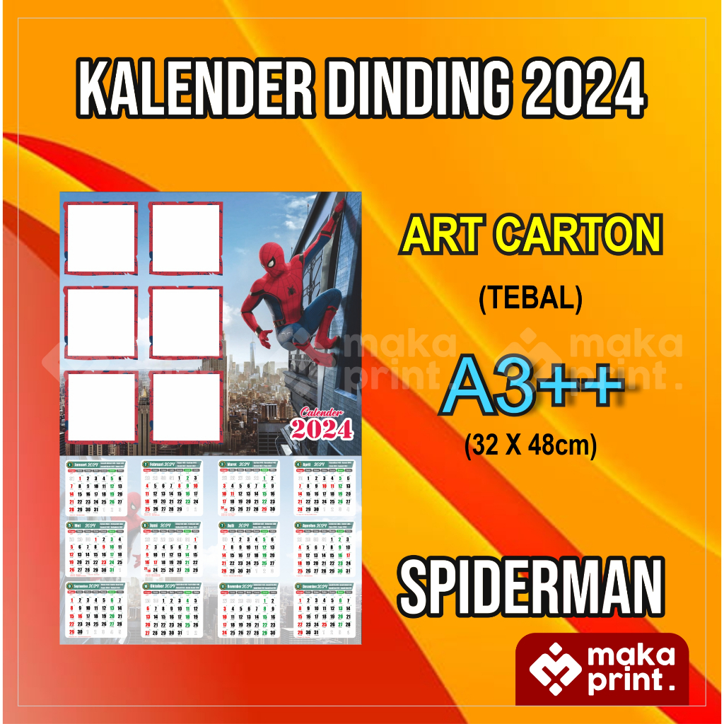 Jual Kalender Dinding Custom 2024 - Souvenir Kalender - Kalender Desain ...