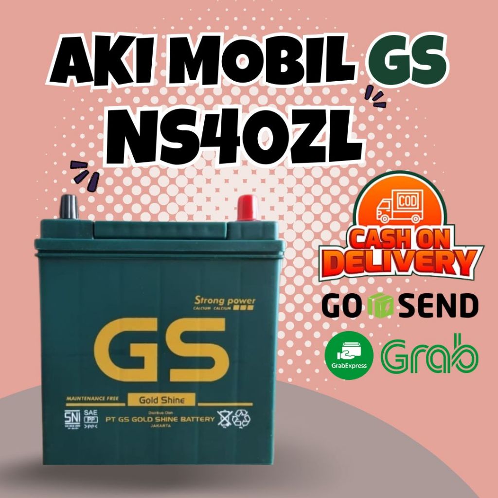 Jual Aki GS kering Mobil KIA Visto, Picanto, New Rio NS40ZL Aki Kering