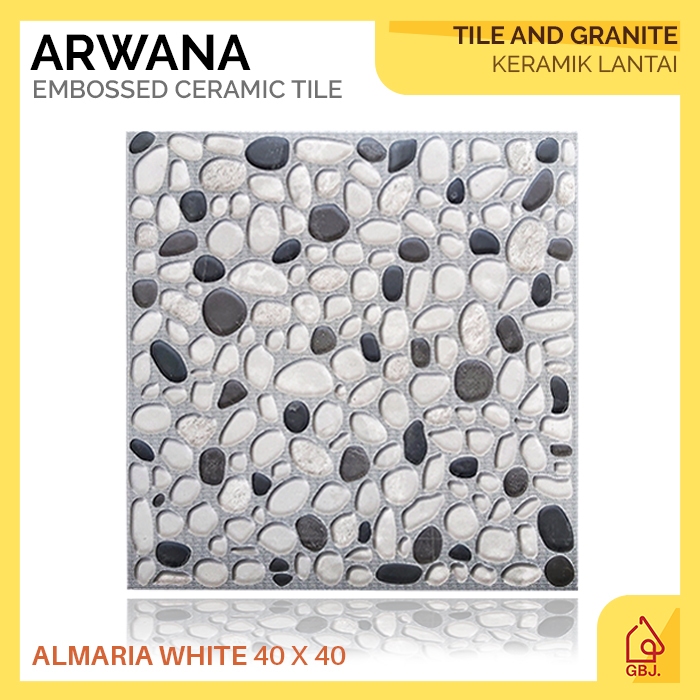 Jual Keramik Arwana 40 X 40 Almaria White Keramik Lantai Batu Alam