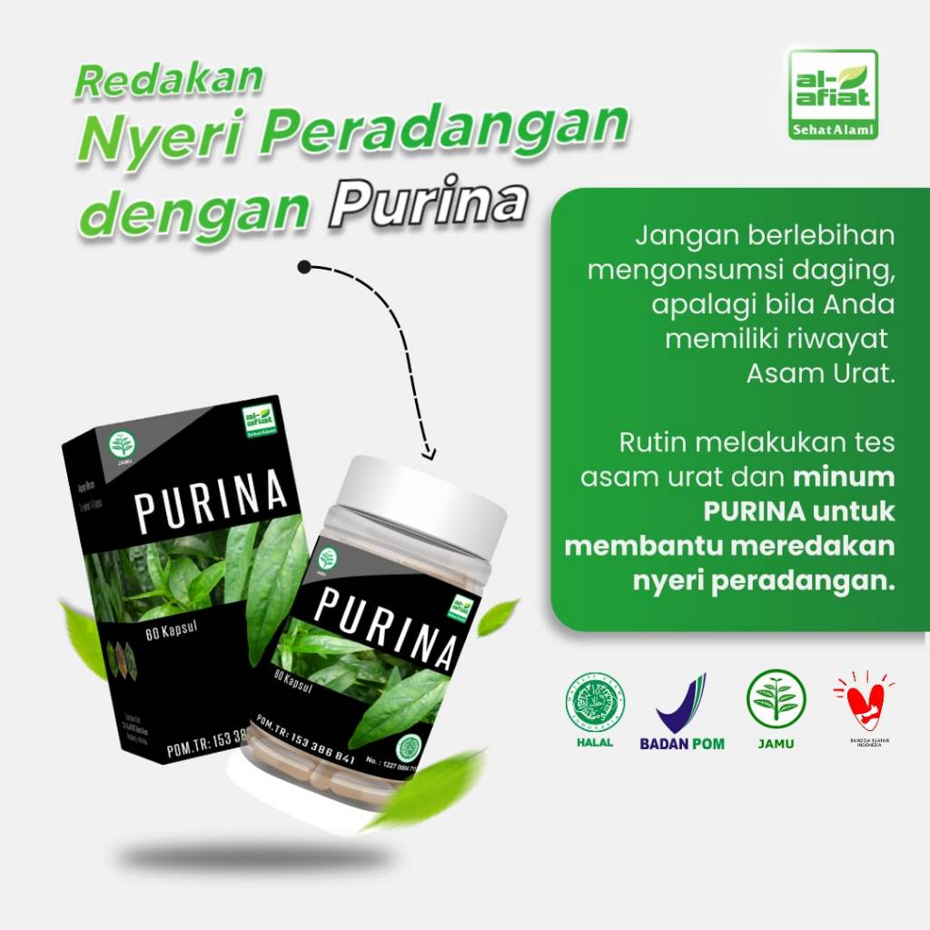 Purina - Obat Herbal Asam Urat dan Nyeri Sendi