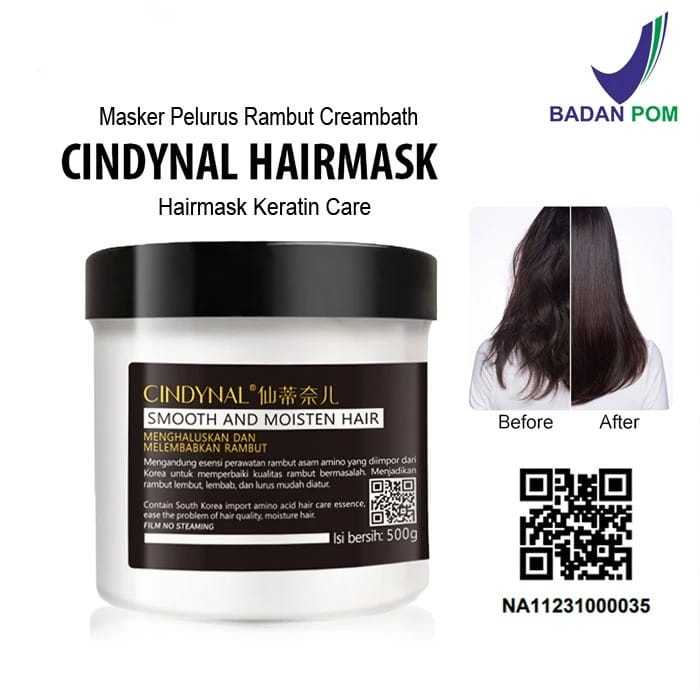 Jual MASKER KERATIN CINDYNAL MELEMBUTKAN DAN MEMPERBAIKI RAMBUT RUSAK ...
