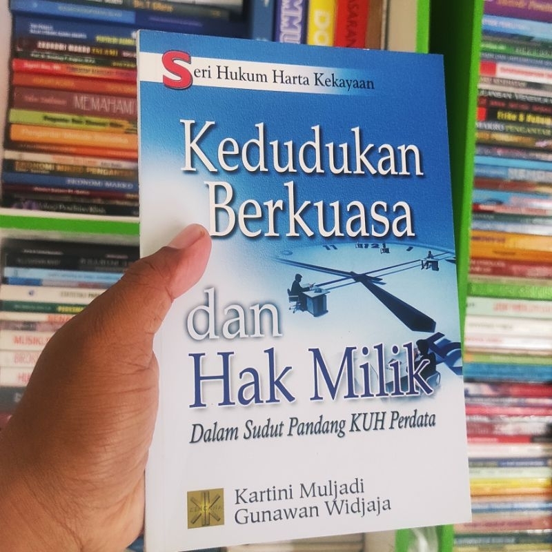 Jual (ori) Buku Seri Hukum Harta Kekayaan: Kedudukan Berkuasa Dan Hak ...