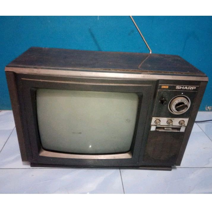 Jual tv kayu sharp antik jadul Shopee Indonesia