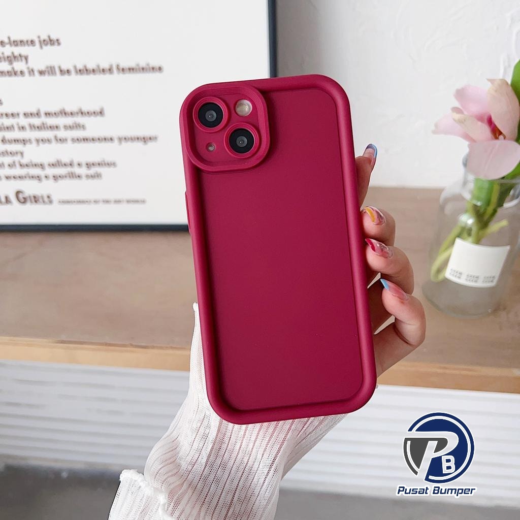 Jual Softcase Silikon Case Casing Matte Rose Antishockproof Warna