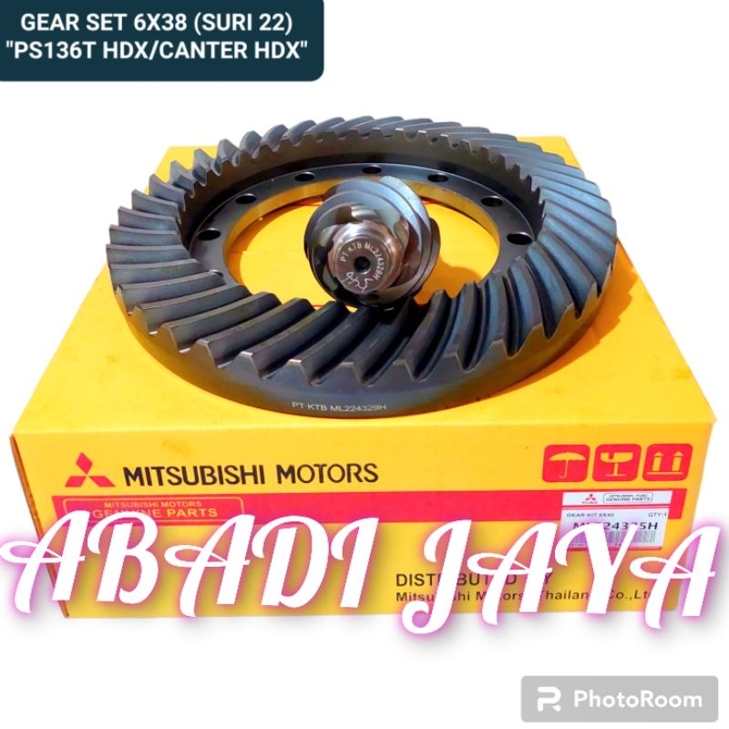 Jual GEAR SET GIGI GARDAN PINION CANTER PS136 HDX 6X38 SURI 22 ORIGINAL ...