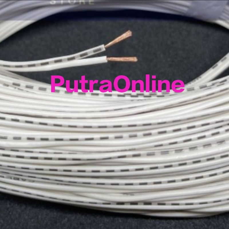 Jual Kabel Awg24 Putih Kabel Serabut Tembaga Full Jual Per 5meter Kabel Awg 24 Shopee Indonesia