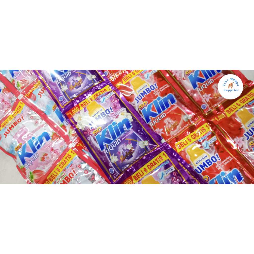 Jual So Klin Liquid Sachet Renceng | Pilih Varian | Shopee Indonesia