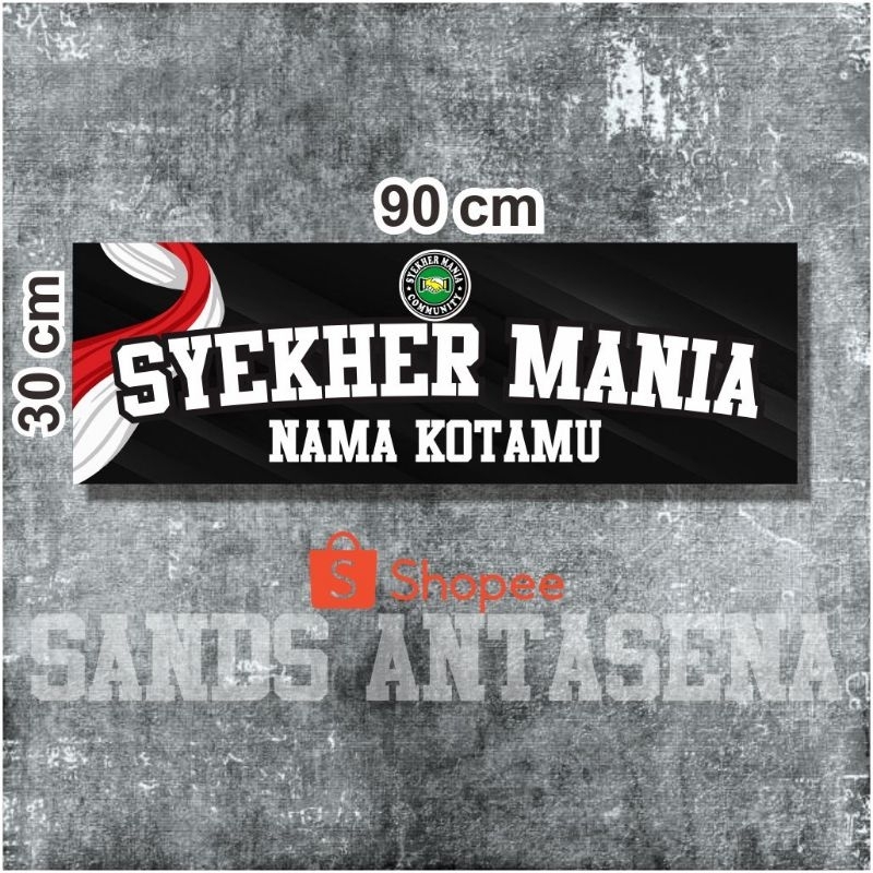 Jual BANNER SHOLAWAT SYEKHER MANIA BISA CUSTOM BANNER ZAHIR MANIA ...