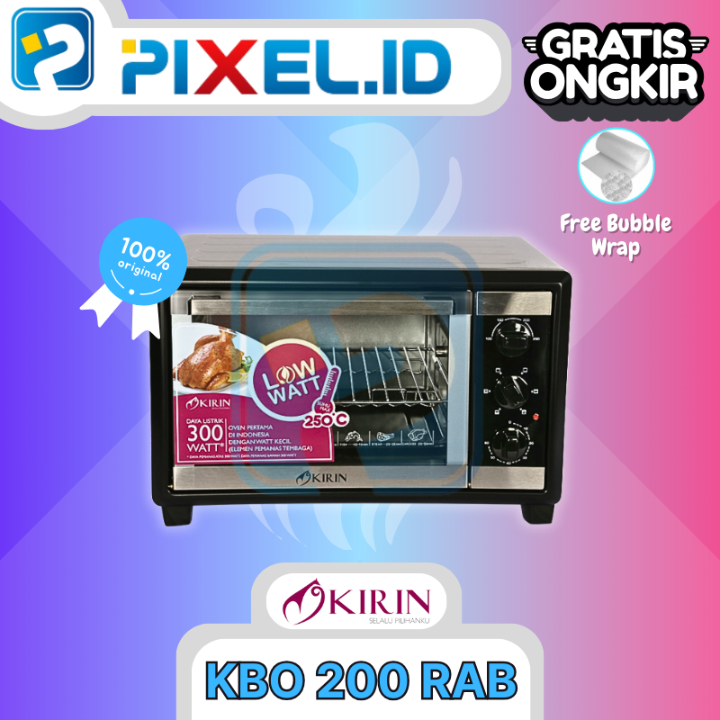 Jual Oven Kirin Kbo Rab Low Watt Oven Listrik Low Watt Kapasitas