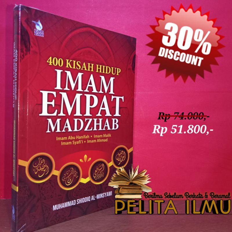 Jual Buku 400 Kisah Hidup Imam Empat Madzhab | Shopee Indonesia