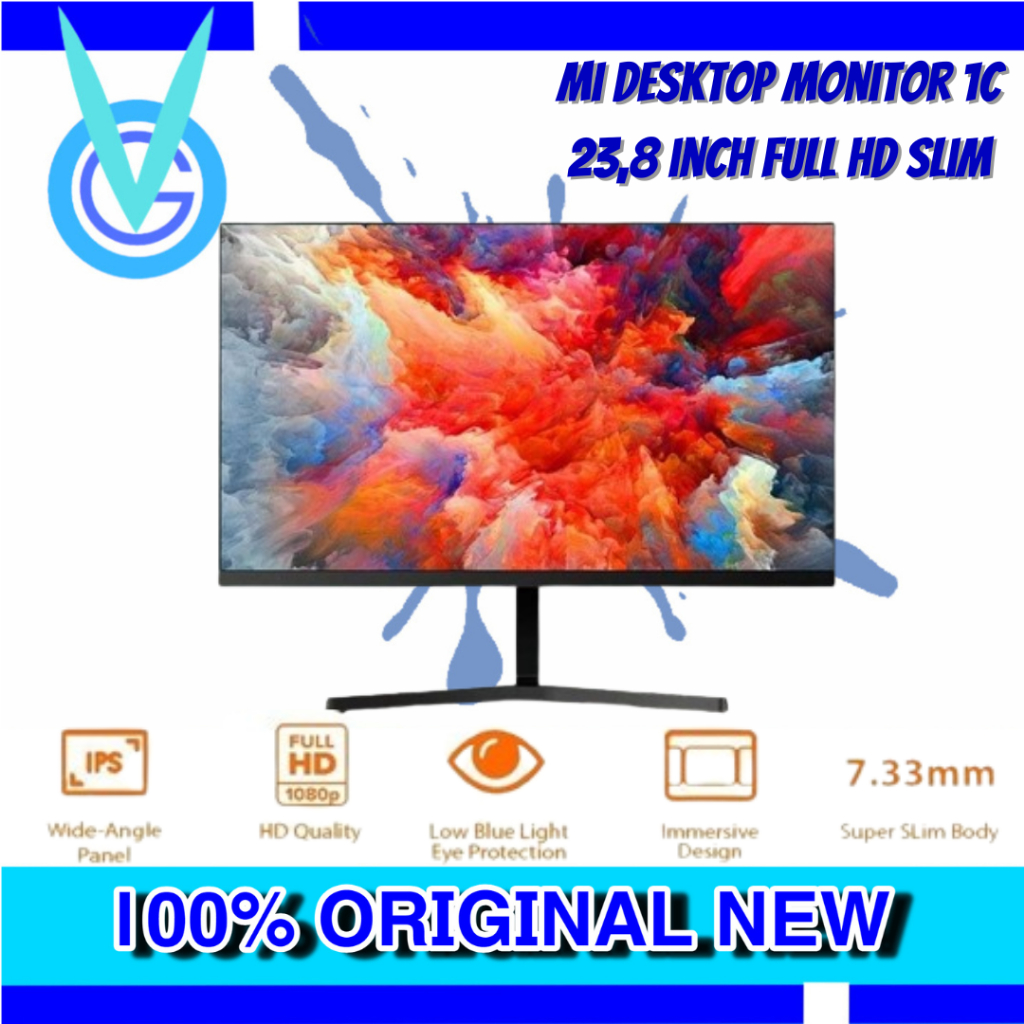Jual Xiaomi Mi Desktop Monitor 1C 23,8 inch Full HD Slim | Shopee Indonesia