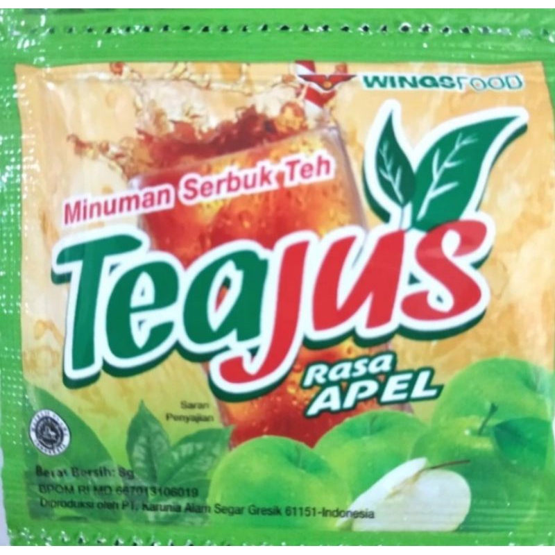 Jual tea jus apel 1 renceng isi 10 bungkus | Shopee Indonesia