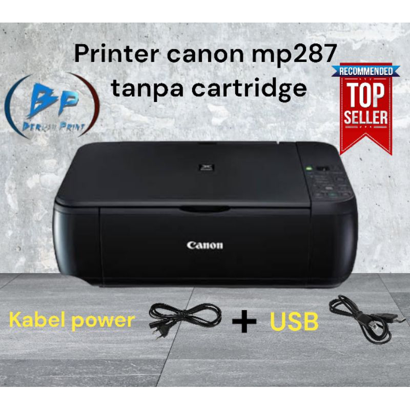 Jual Printer canon mp287 second kosongan tanpa cartridge Shopee Indonesia