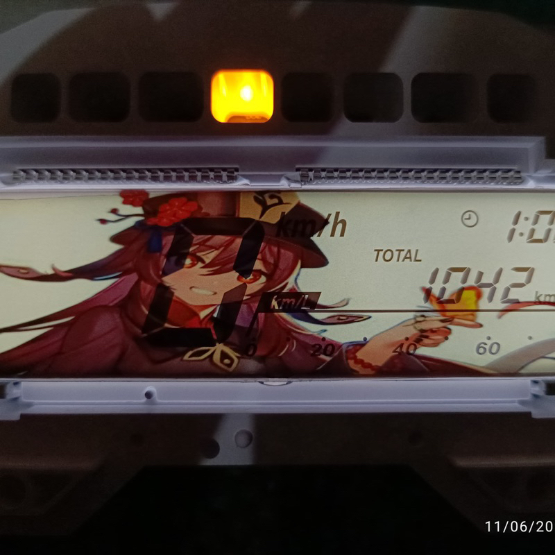 Jual stiker custome anime lcd speedometer Honda New Vario 125/150/160 ...