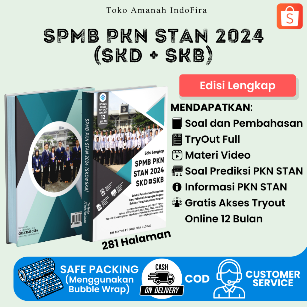 Jual Versi Terbaru SPMB PKN STAN 2024 [SKD + SKB] (Edisi Lengkap + Free ...