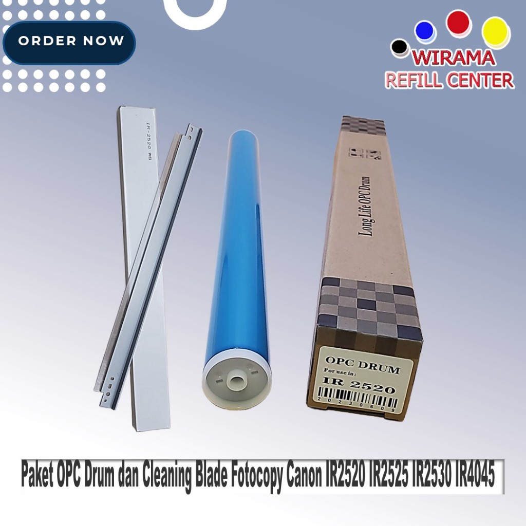 Jual Paket OPC Drum dan Cleaning Blade Fotocopy Canon IR2520 IR2525