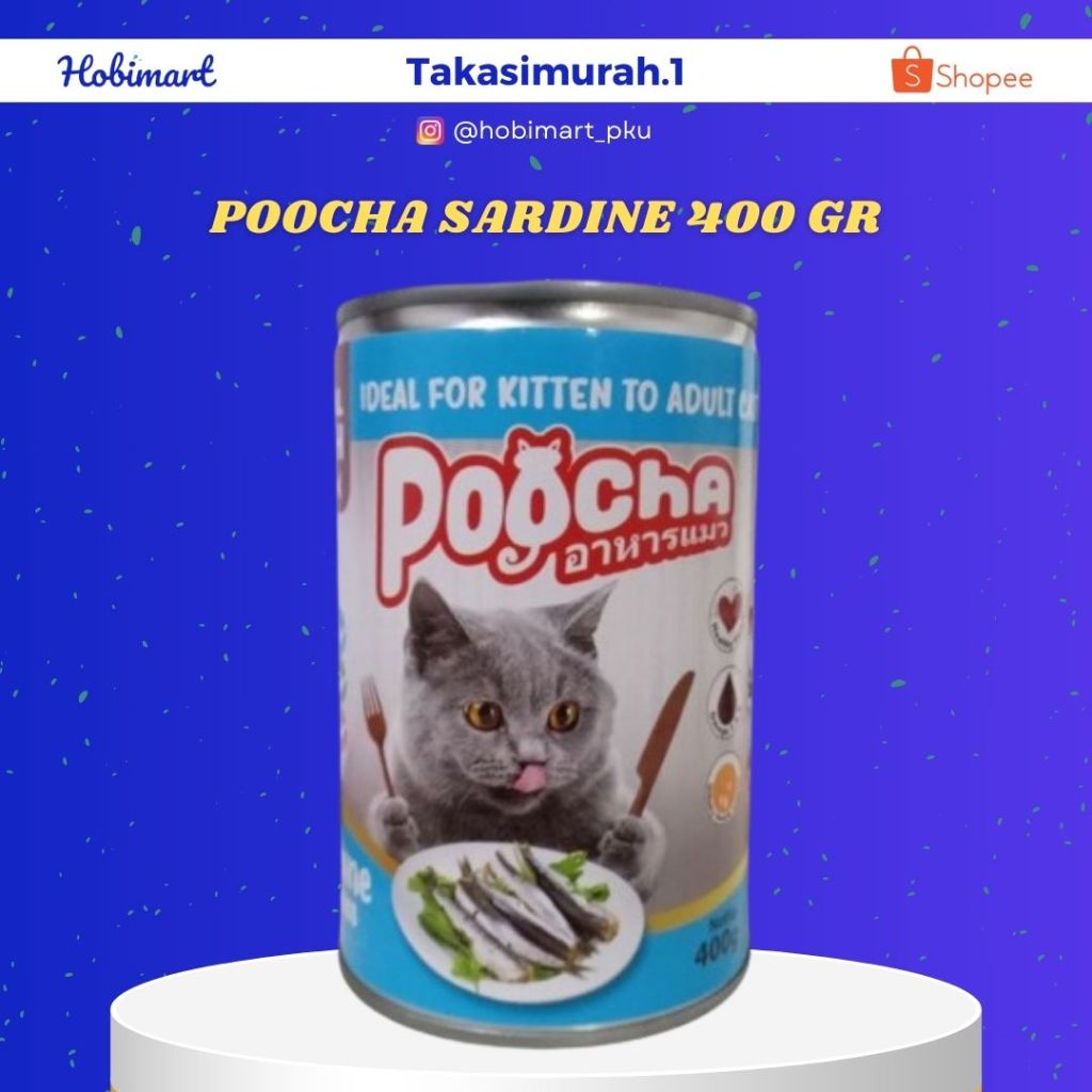 Jual POOCHA SARDINE 400 GR | Shopee Indonesia