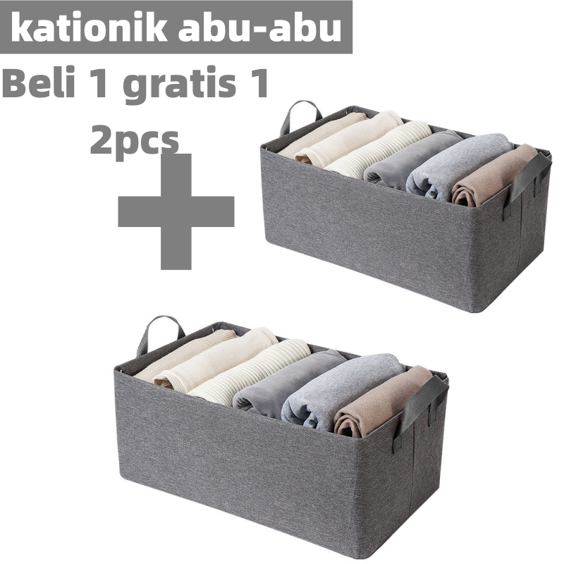 Jual Kationik Storage Box dapat dilipat kotak penyimpanan Multifungsi ...