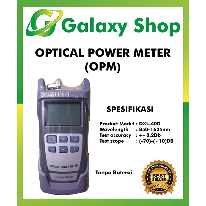 Jual Fiber Optic Optical Power Meter Cable Tester Opm Shopee Indonesia 