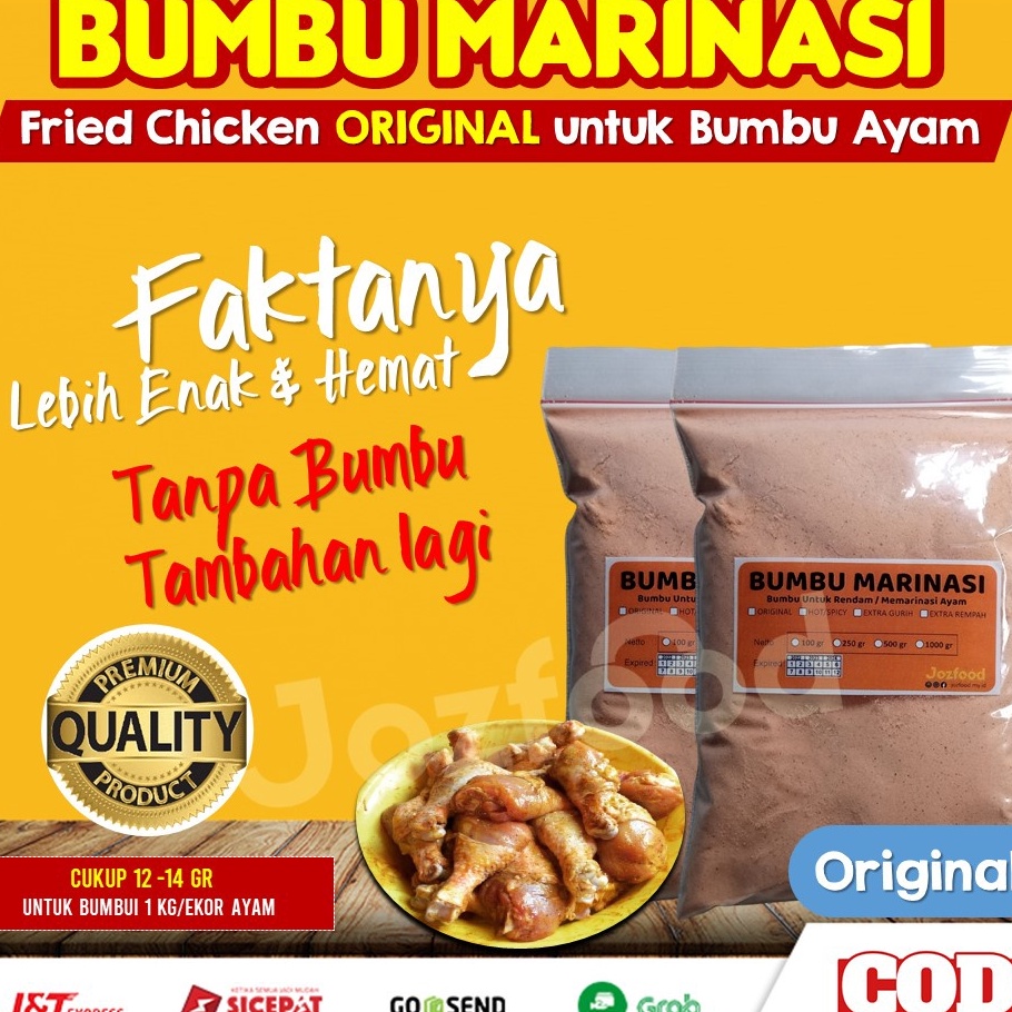 Jual Serba Murah Bumbu Marinasi Ayam Fried Chicken Ayam Geprek 1kg ...