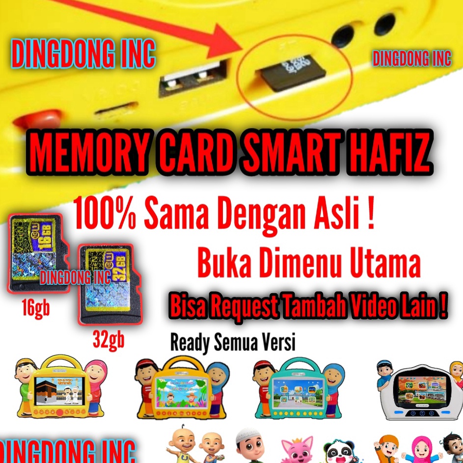 Jual Best Seller SMART HAFIZ MEMORY CARD UNTUK SMARTHAFIZ VERSI 1 2 3 4 ...
