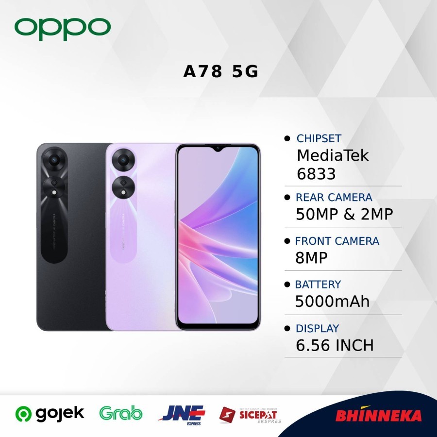 Jual OPPO A78 5G Smartphone | Shopee Indonesia