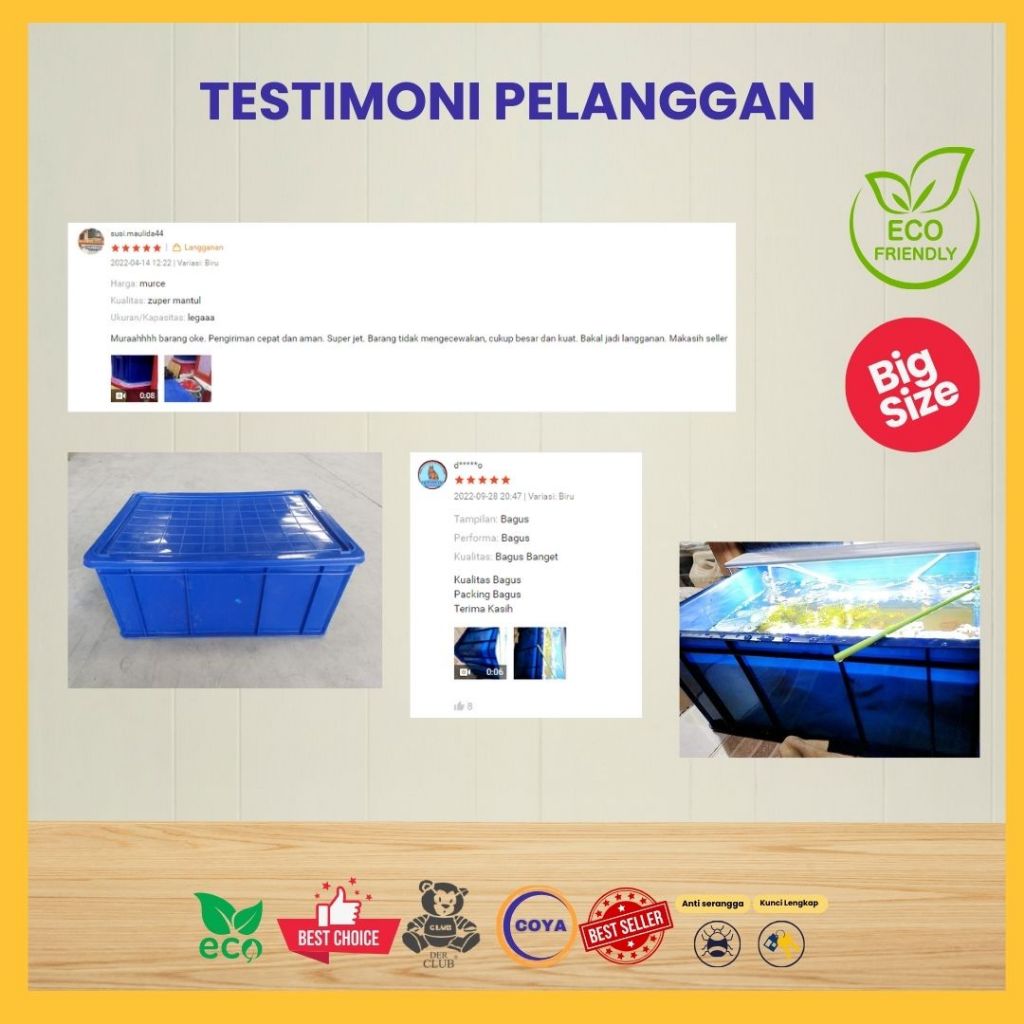 Jual KERANJANG TAHU 40LITER I BOX TAHU BUNTU 40LITER DENGAN TUTUP RAPAT ...