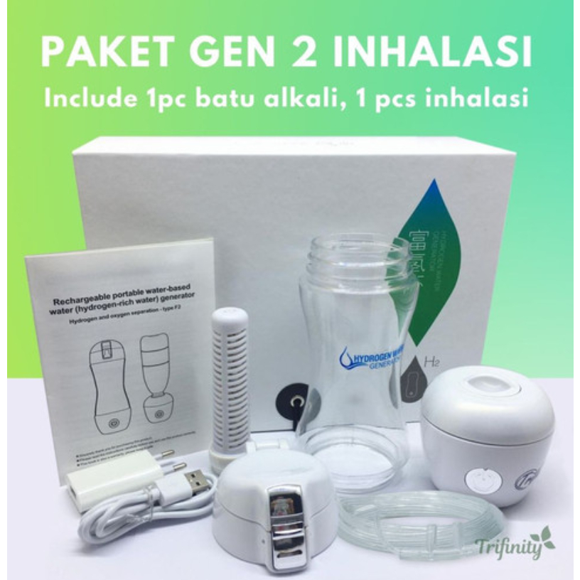 Jual Imun booster daya tahan Botol hidrogen alkali Trifinity Gen2 ...