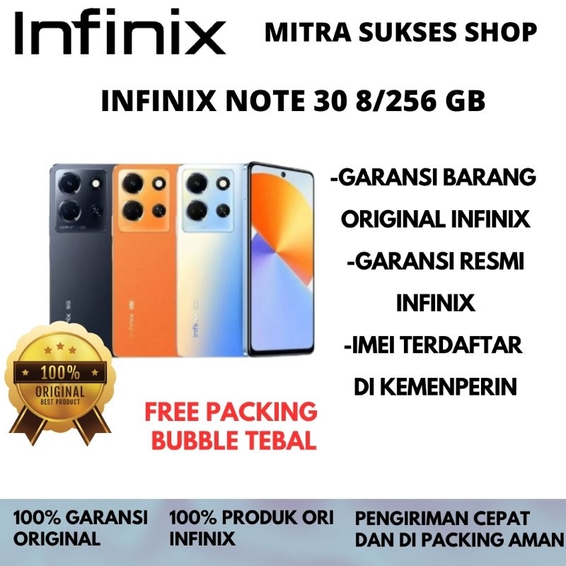 Jual Infinix Note 30 8/256GB | Shopee Indonesia