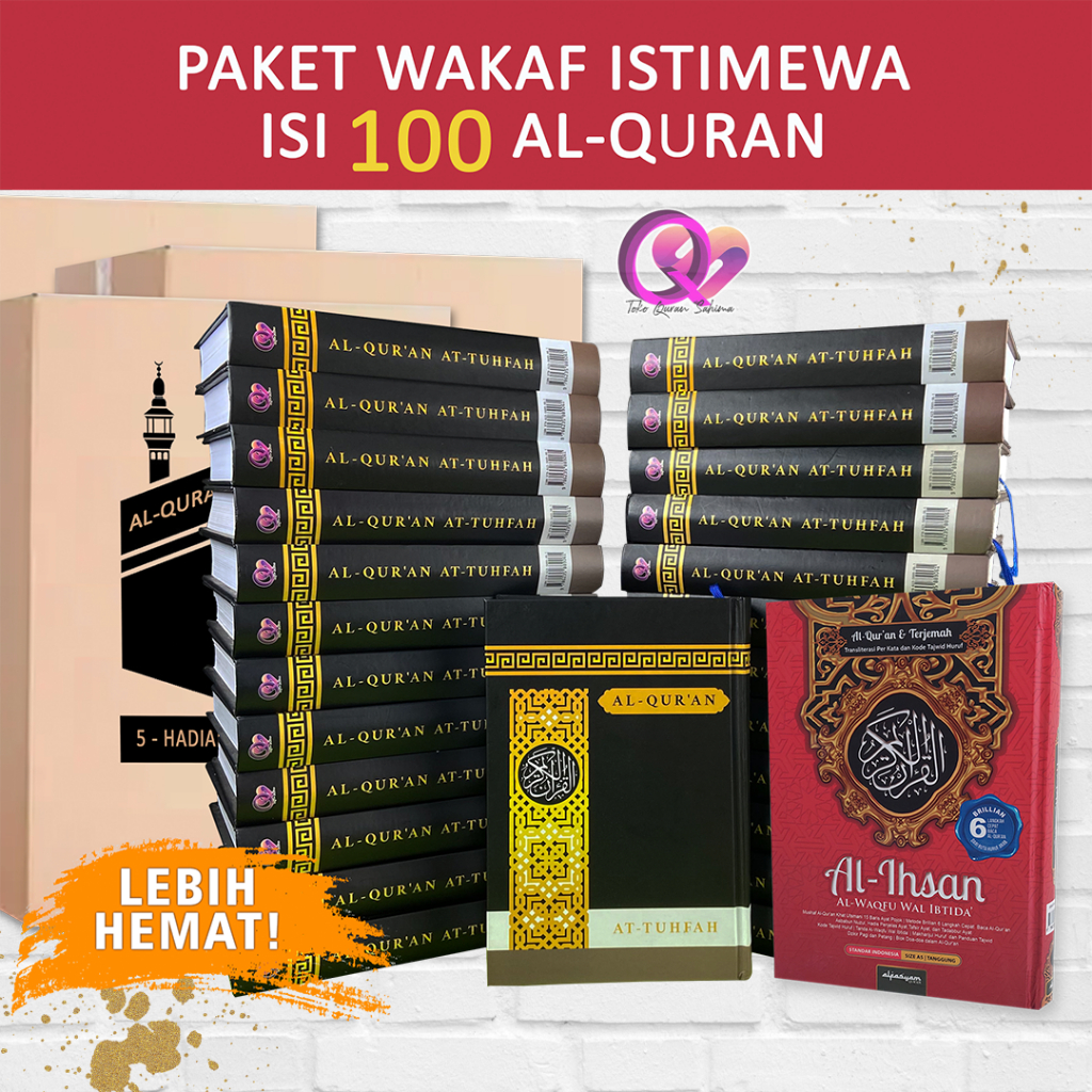 Jual Al Quran Wakaf Murah Mushaf Tilawah At Tuhfah Untuk Kegiatan Wakaf