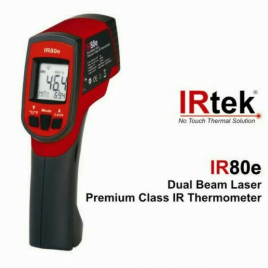 Jual IRTEK IR80E Pengukur Suhu Infrared Thermometer Dual Laser ...