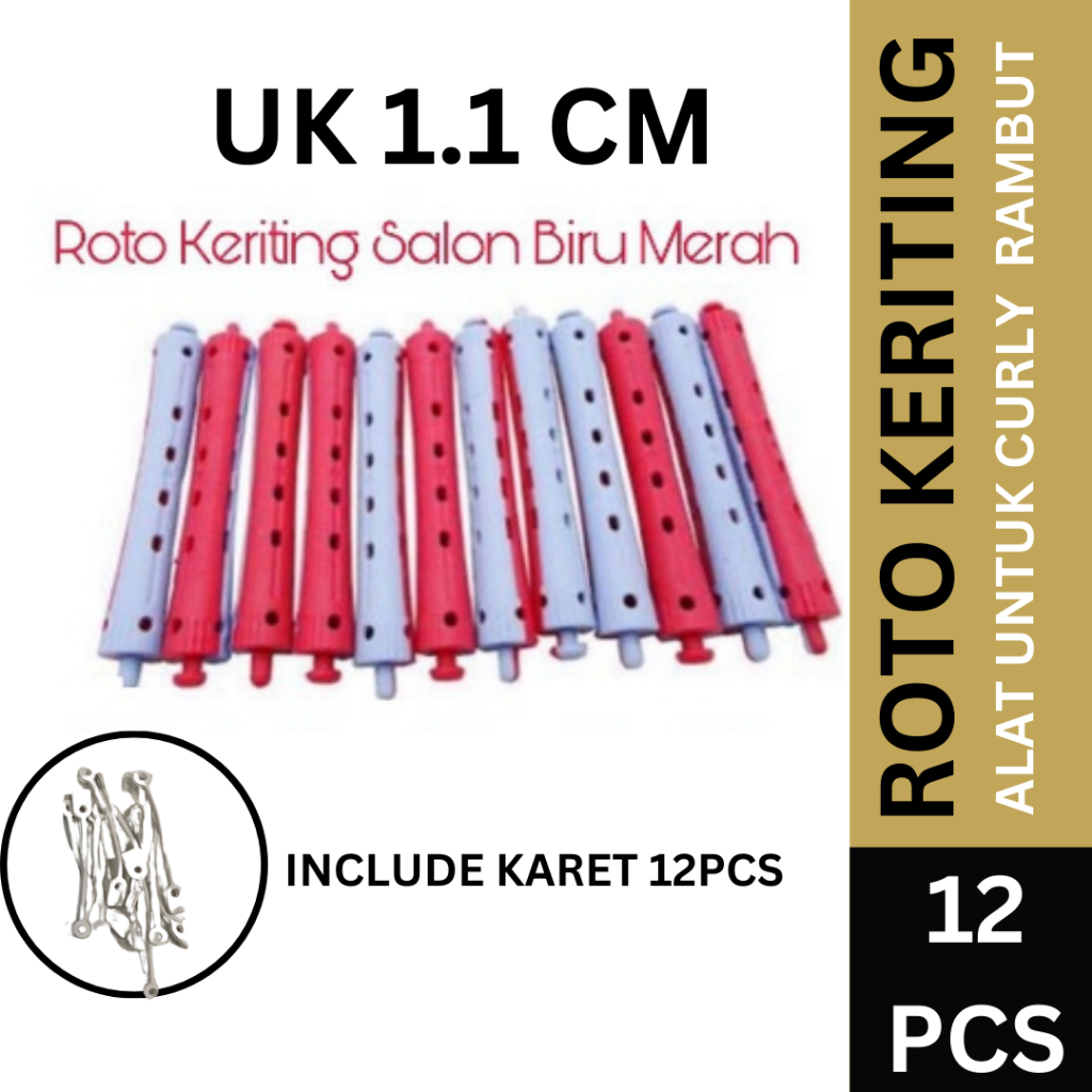 Jual Roto Rotto Roll Keriting Rambut Salon pack isi 12 pcs berbagai ...