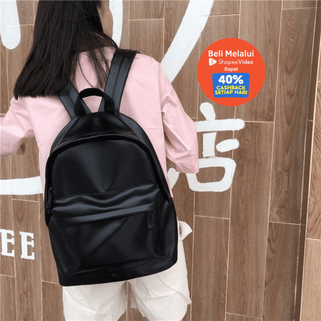 Jual Tas Ransel Sheila Sekolah Serbaguna / Leather Backpack / Tas ...