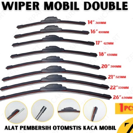 Jual Model Tsj Wiper Dual Double Blade Frameless Mobil Truk