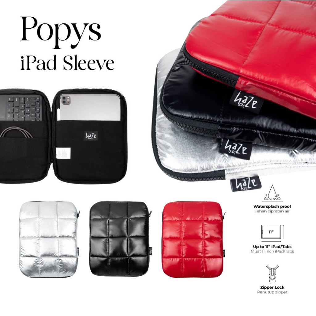 Sac Bandoulière Puffy Pour IPad 11" - Housse Protection - Magnétique, Imperméable - Comfyable