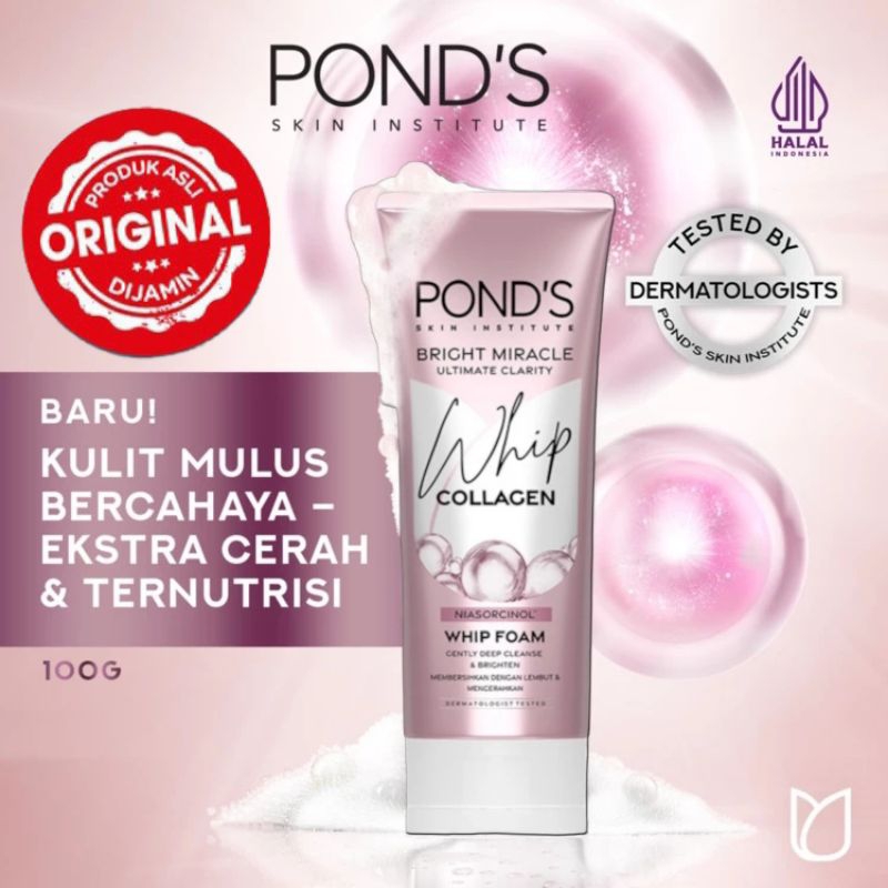 Jual POND'S Bright Miracle Ultimate Clarity Whip Foam. Whip Foam 100g ...