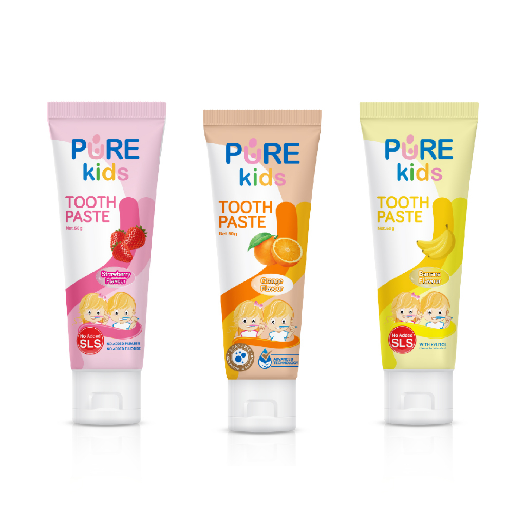 Jual Odol PURE KIDS Pasta gigi tooth paste Non flouride | Shopee Indonesia