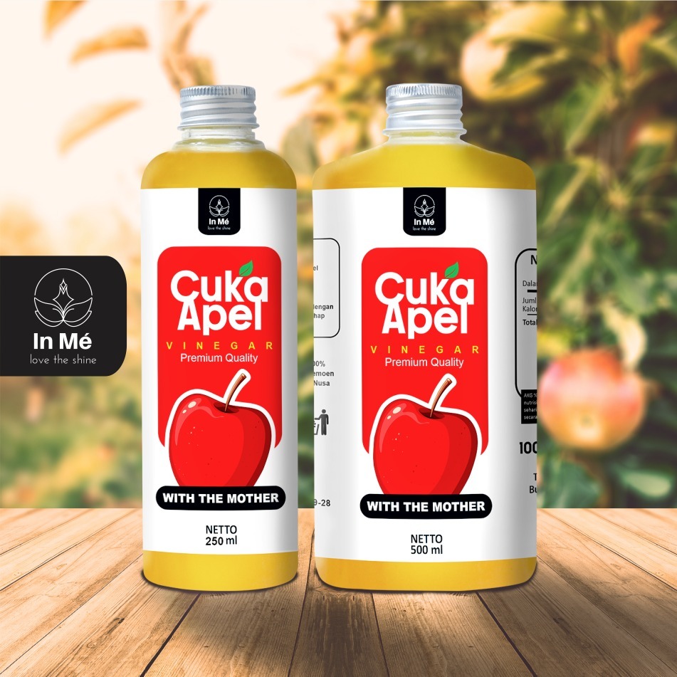 Jual Cuka apel vinega original InMe apple cider vinegar untuk