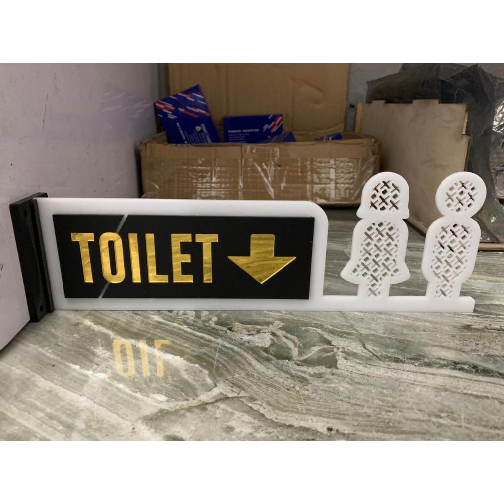 Jual Papan Tanda WC ,Toilet Sign ,Papan Penunjuk Akrilik | Shopee Indonesia