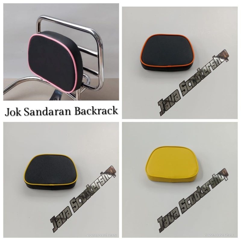 Jual Back Rest / Backrest Jok Sandaran Backrack / Aksesoris Vespa ...