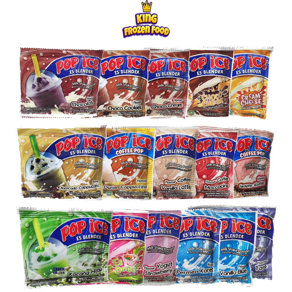 Jual Pop Ice Renceng All Varian Rasa 1 renteng Forisa pop ice aneka