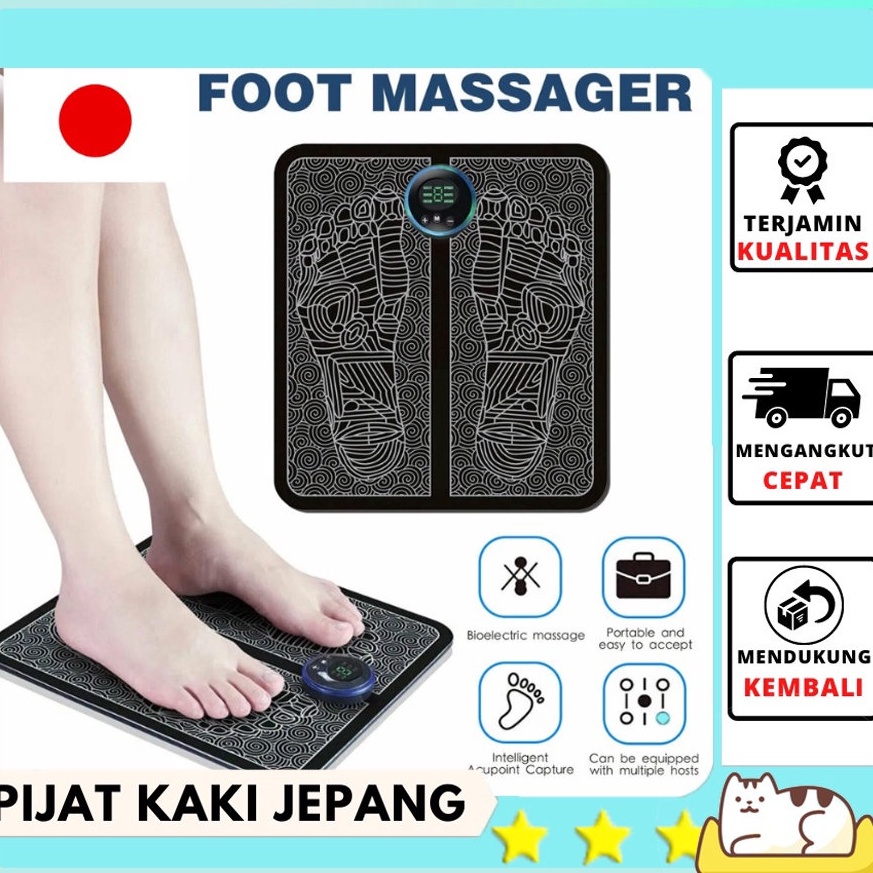 Jual Stok Banyak Ems Foot Massager Pad Elektrik Alat Pijat Kaki Akupuntur ，listrik Ems Pijat 0118