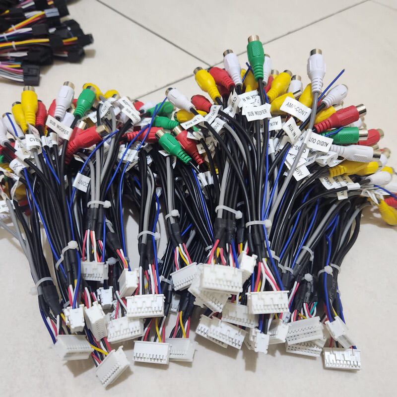 Jual Kabel RCA Headunit Android (Soket 20 Pin) - PALING MURAH | Shopee ...